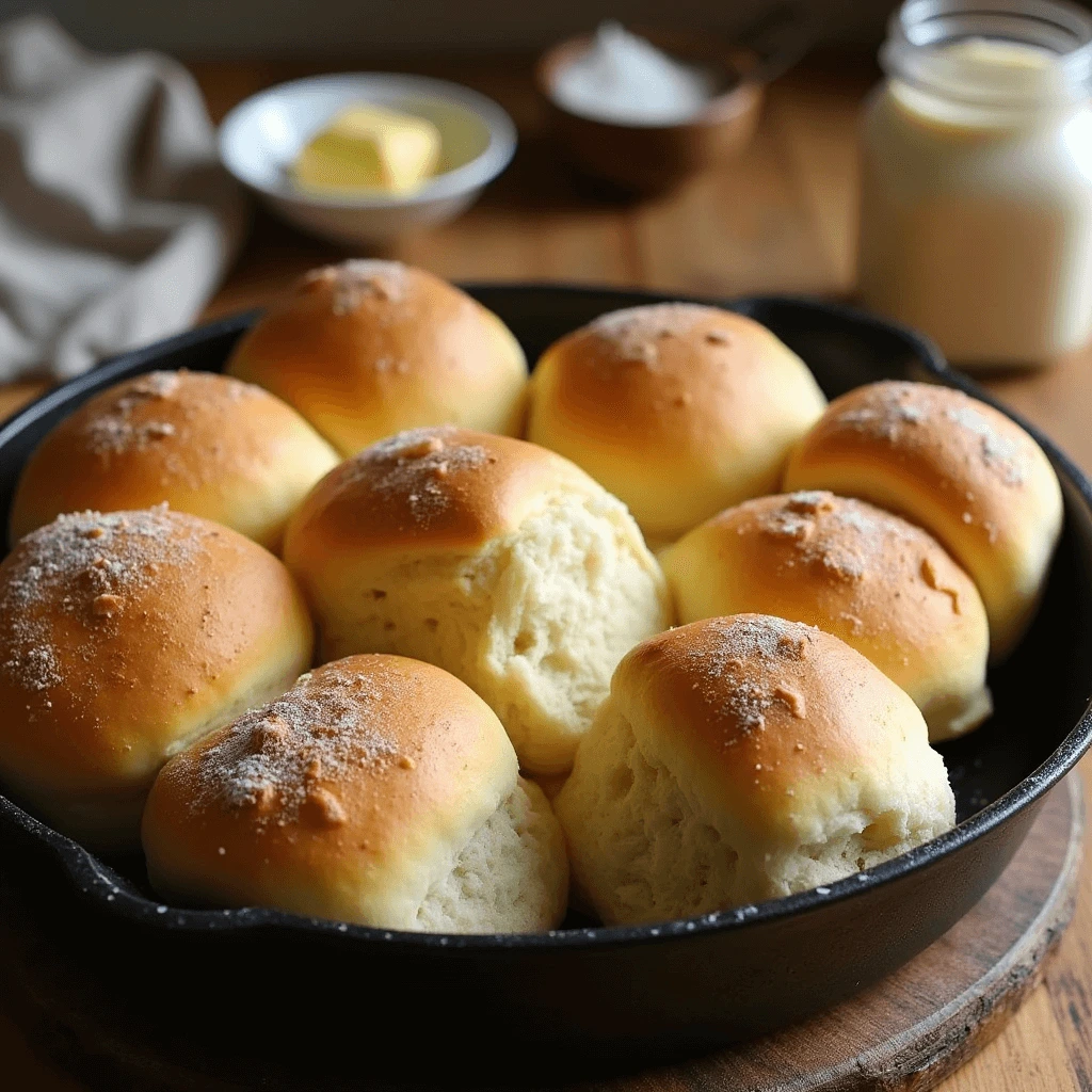 Perfectly Fluffy Sourdough Dinner Rolls Recipe