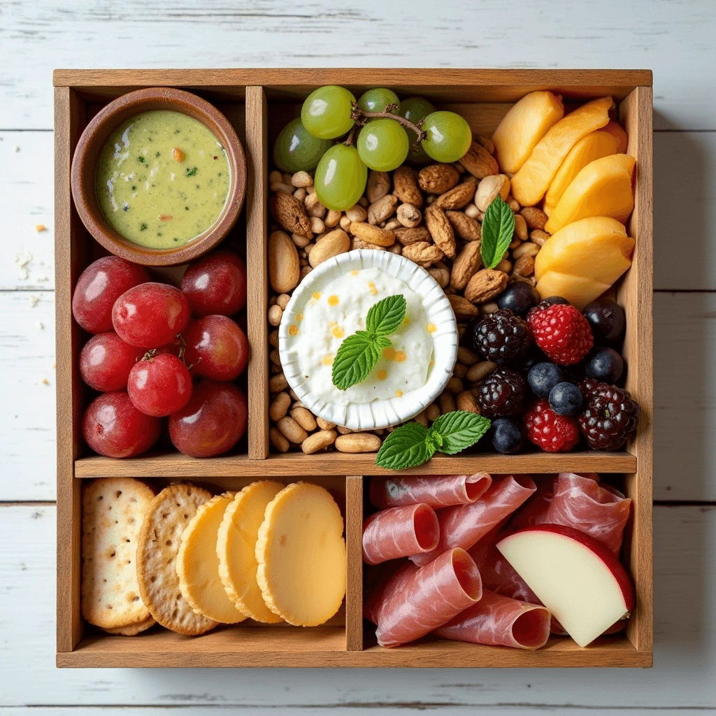 charcuterie box lunch